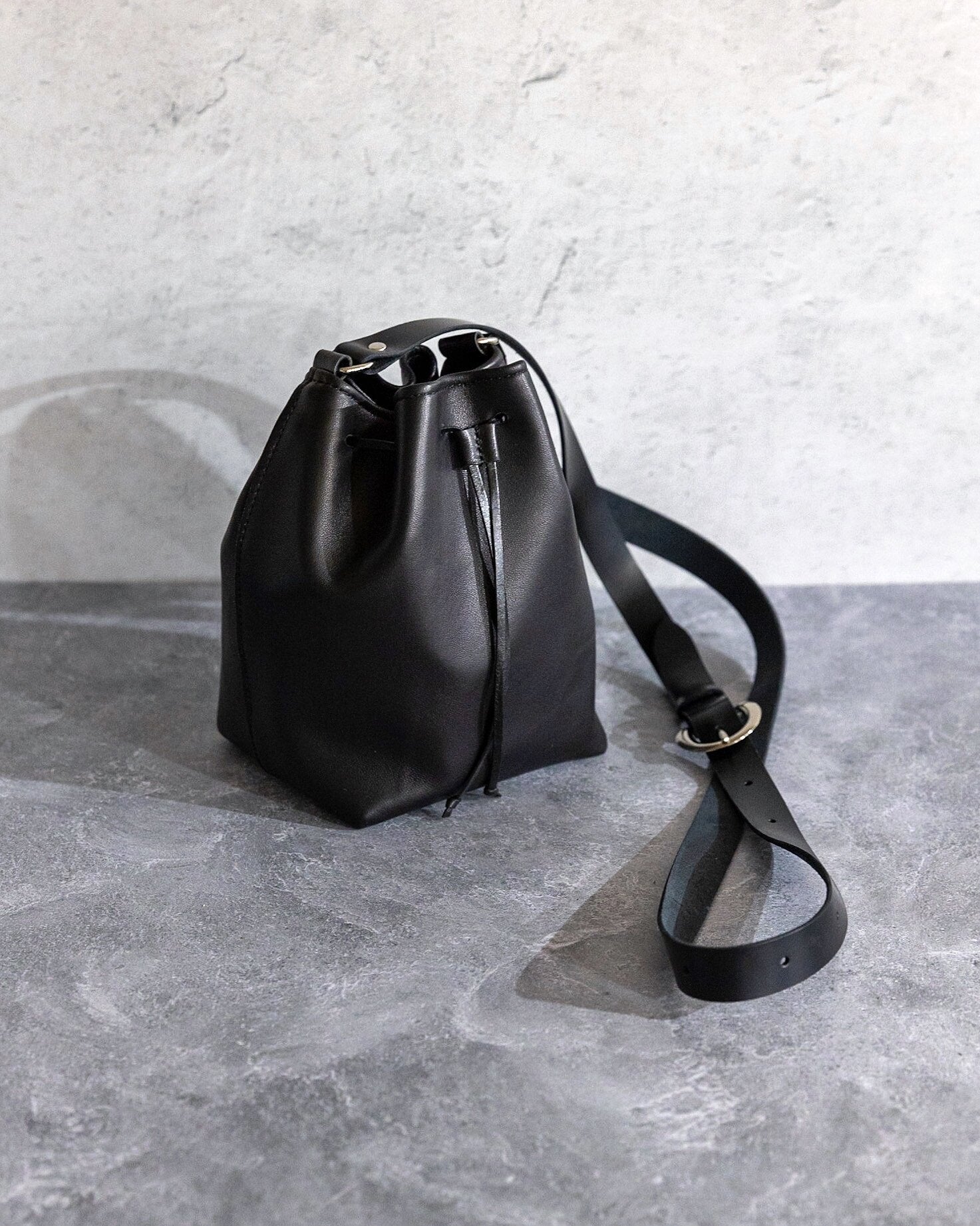 Lacie Lambskin Bucket Bag